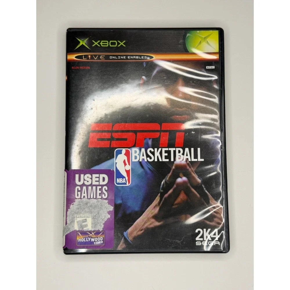 NBA Basketball 2K4 ESPN, Xbox complete with Manual Included